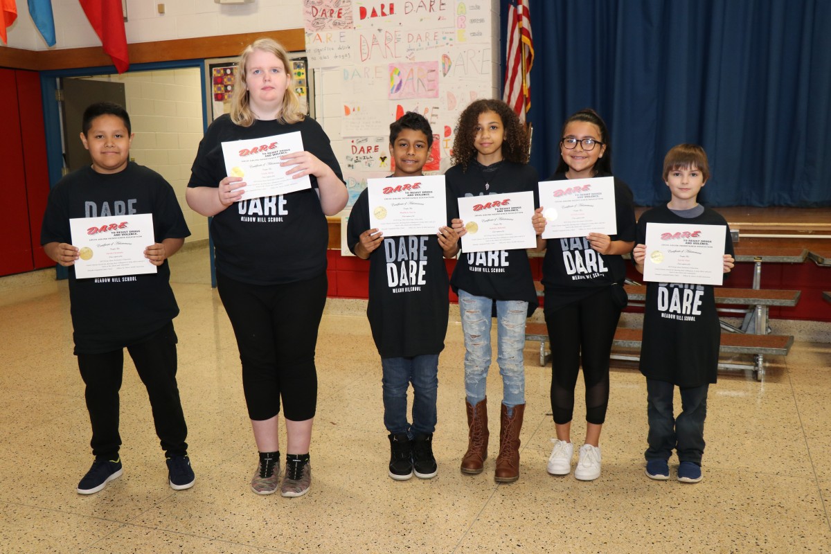 Meadow Hill Schools Celebrates Grade 5 DARE Graduation News NECSD